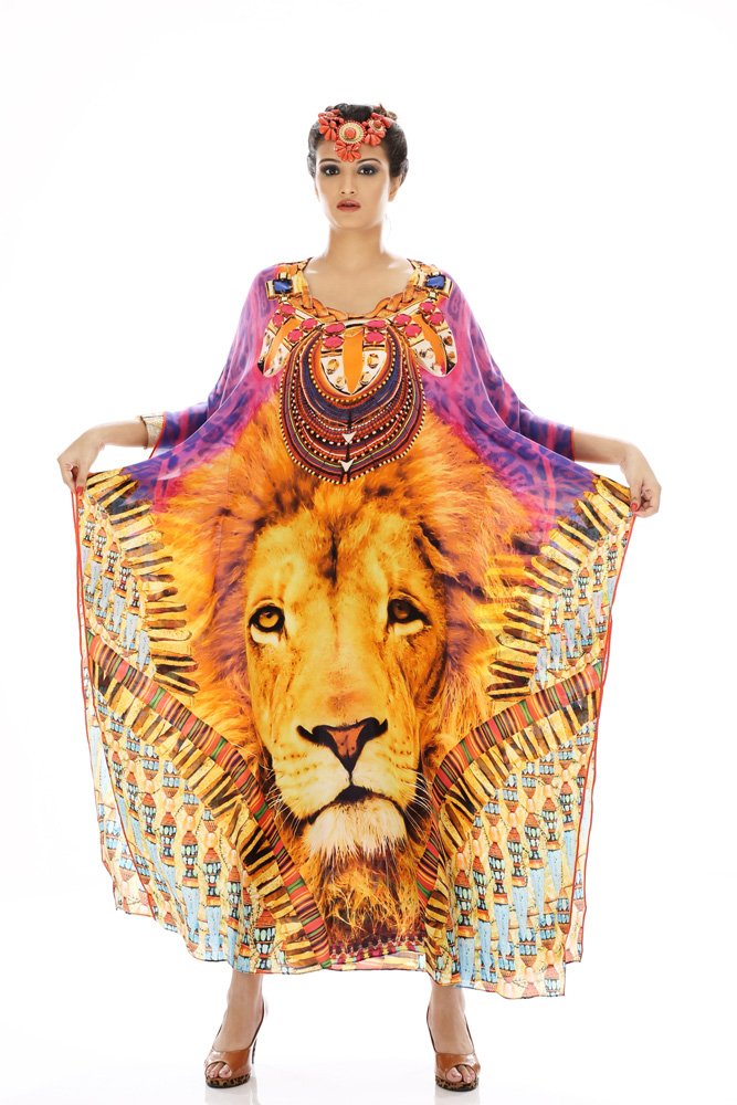 Regal Lion Statement Kaftan